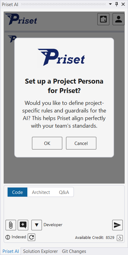 Priset project persona