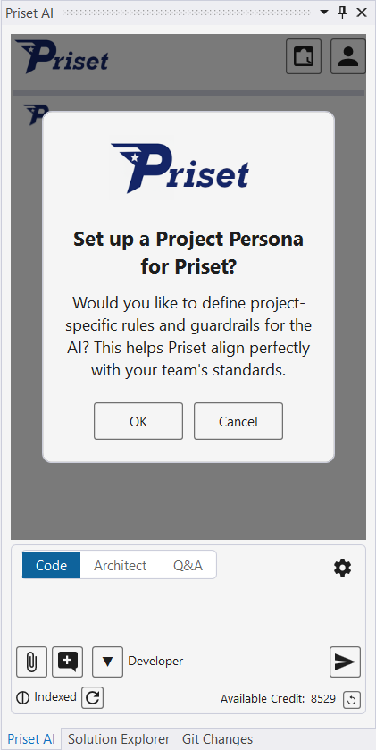 Priset project persona